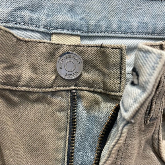 Men’s BURBERRY slim/skinny fit size 30-32 tan denim jeans - Picture 10 of 12